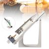 Aluminum Alloy Arrow Fletching Jig Adjustable DIY Feather Stick Tool Archery Accessory