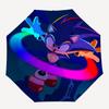 1 шт. Автоматический складной зонт Sonic Speed - Компактный дизайн с 8 спицами, Прочный пластик и железо, Для ежедневного использования F104021