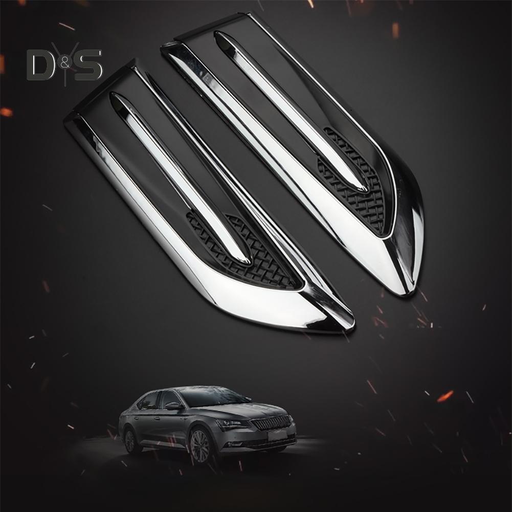 DYS Auto Shop 2 шт. акульи жабры автомобиль авто-Стайлинг боковой поток воздуха вентиляционный декор наклейка