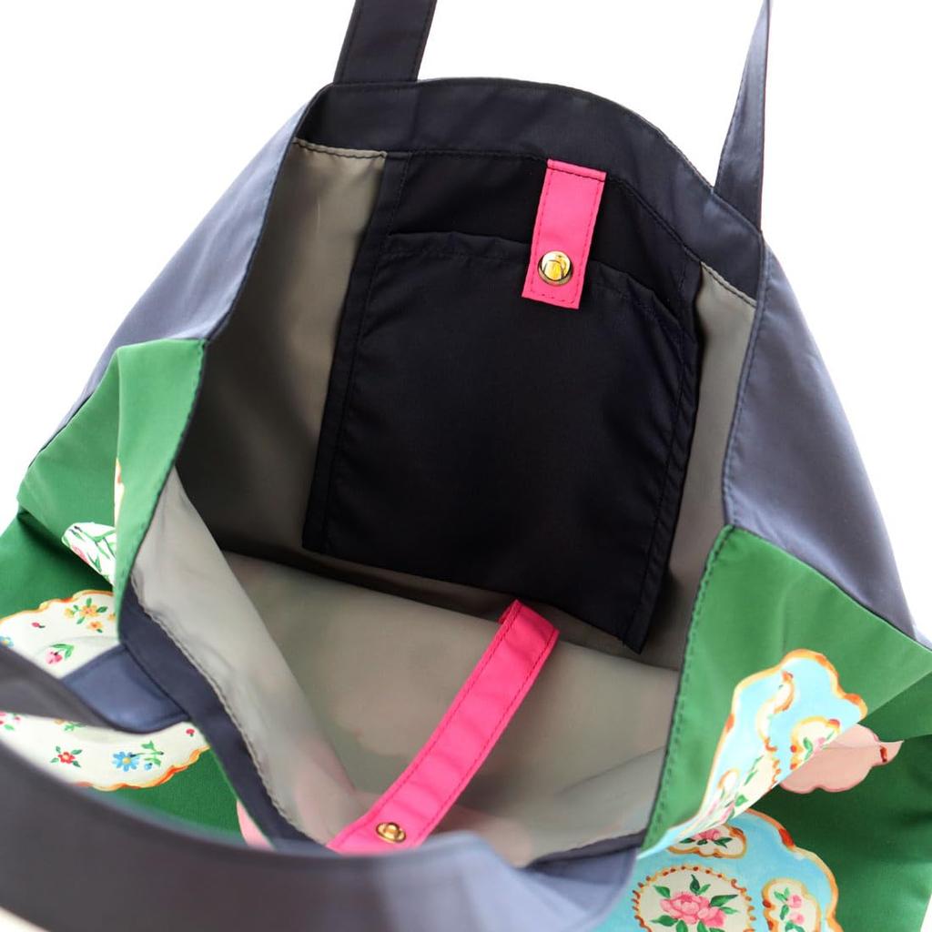 Paul Joe Эко-сумка Коллекция Музея Искусство Тарелки Леди Мотив Кошки Paul Joe [PAUL&JOE ACCESSOIRES] & Сумка/Моя (Зеленый & 001118-0001-01