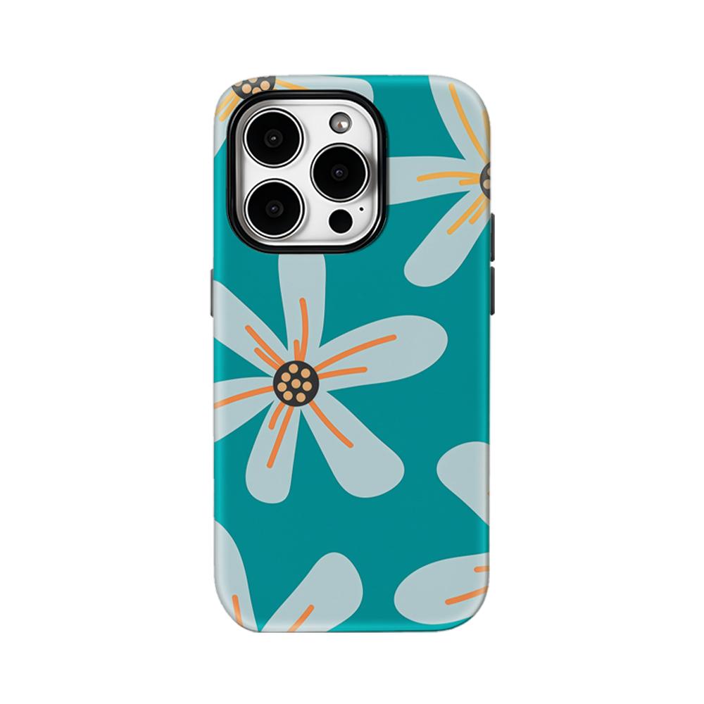 Чехол для телефона 'Маленький зеленый цветок' для IPhone 16 15 14 13 12 11 X XS XR XSMAX 7 8 Pro Max Plus Двухслойная задняя крышка