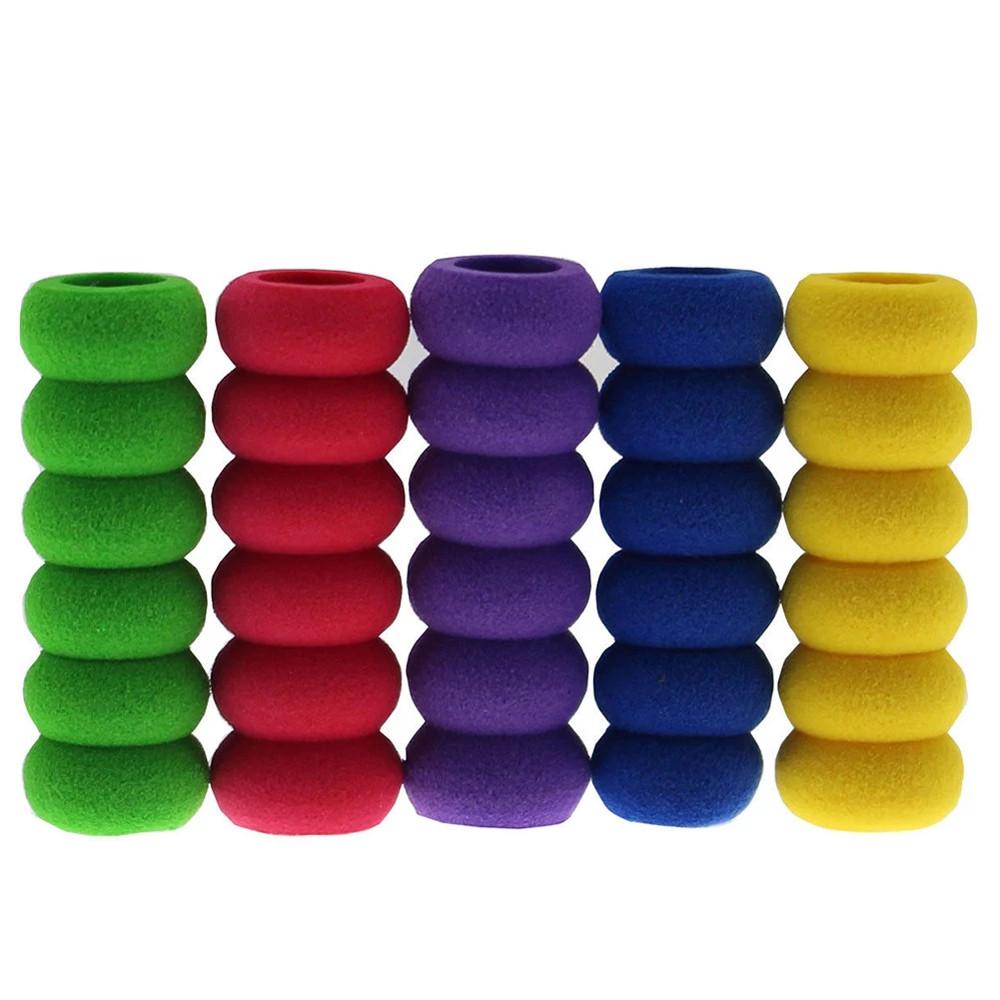 Students Assorted Colors Handwriting for Writing Aid Pencil Gripper Soft Foam Pencil Holder Pencil Cover Pencil Grips