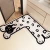 Diatom Mud Floor Mat Cartoon Animal Shape L-Shaped Design Water Absorbent Quick Dry Anti-Slip Doorway Mat