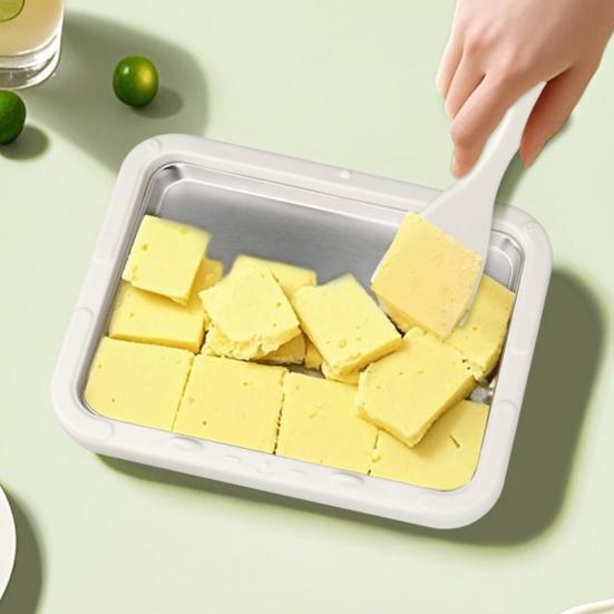 Stainless Steel Ice Cream Roll Maker DIY Freezing Yogurt & Sorbet Machine Non-Electric Home Dessert Maker