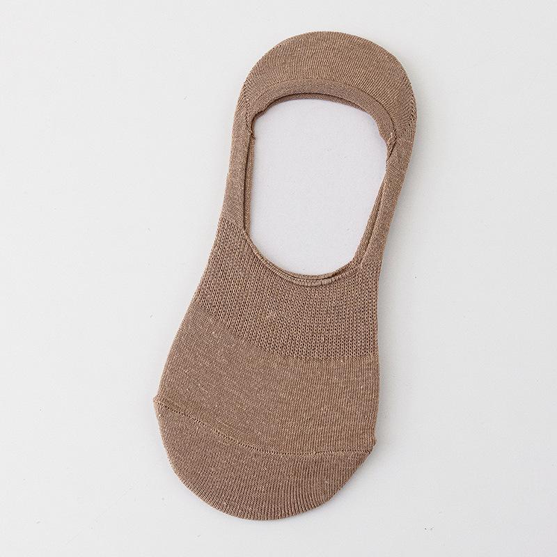 Женские летние тонкие сетчатые дышащие влагоотводящие носки с неглубоким вырезом, не скользящие, не спадающие, с невидимыми носками