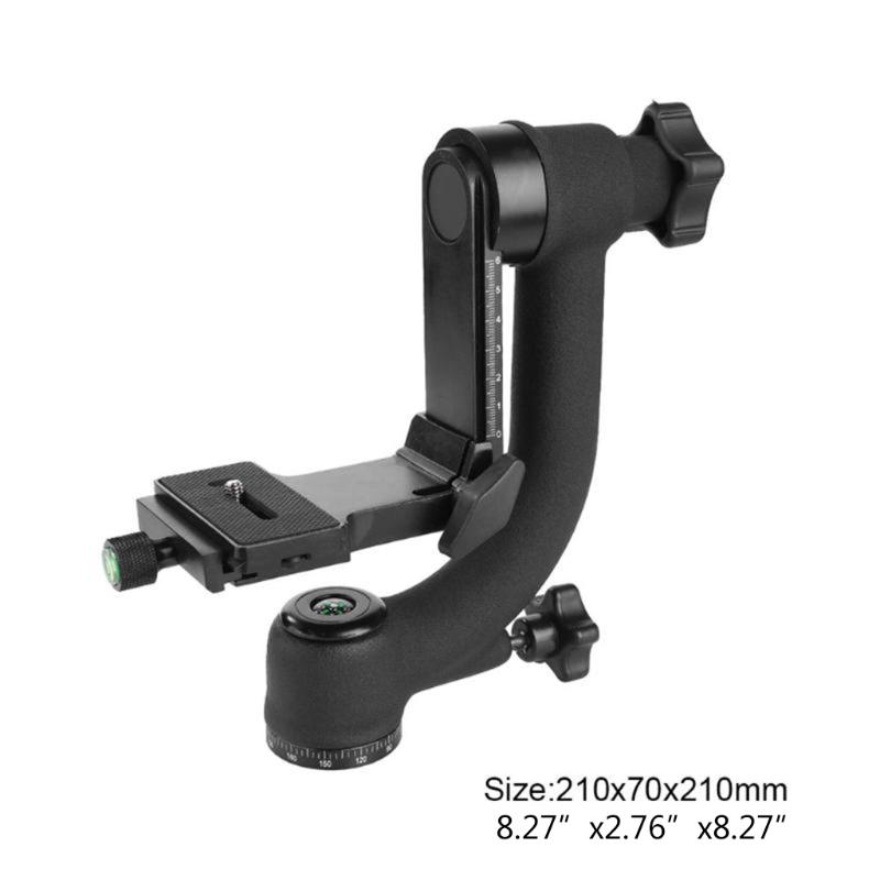 Professional Gimbal DSLR Tripod for Head with 1/4 Arca-Swiss Quick-Release