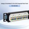 P&T Tianji Cat6 Неэкранированная 24-портовая RJ45 Патч-панель