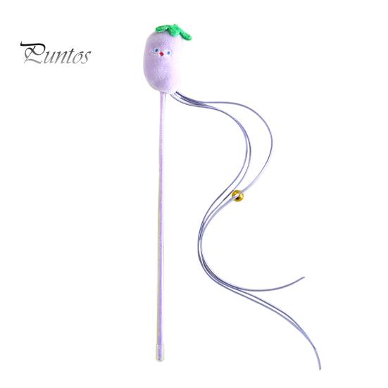 Игрушка-палочка для кошек, интерактивная устойчивая к укусам плюшевая палочка с мультяшными фруктами, палочка для кошек, привлекает внимание, игрушка-палочка для котенка, игрушка-палочка для игр