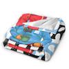 DTMF Frog Puerto Rico Knitted Blanket Bad Bunny Wool Throw Blanket Summer Air Conditioning Lightweight Bedspreads,