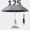 UV Umbrella Windproof Umbrella for Men Women Fully Automatic Reverse Folding Umbrella with Reflective Stripe Carabiner Handle