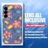 Flower Painted Shell For Samsung Galaxy S24 S22 Ultra Plus S23 S21 S20 Fe A52 A53 A54 A34 14 5g A51 A32 A13 4g Slim Shockproof Tpu Hybrid Case Cover