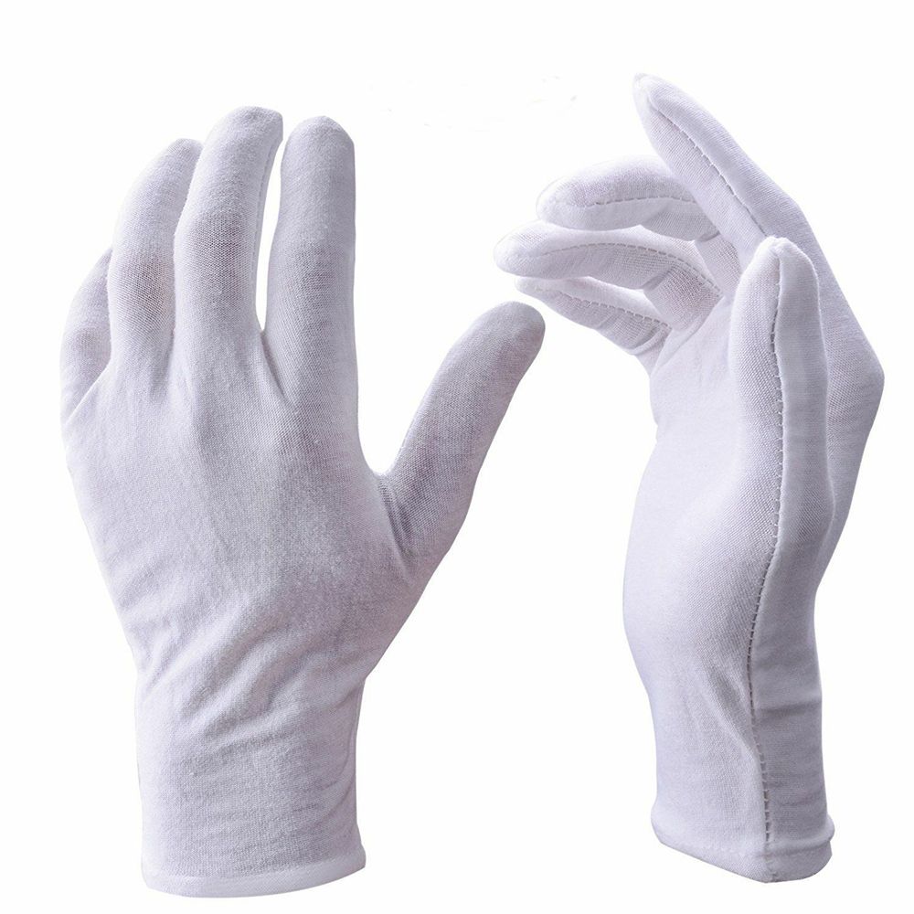 Jewelry Appreciation Household Labor Protection Gloves Cleaning Materials White Cotton Gloves