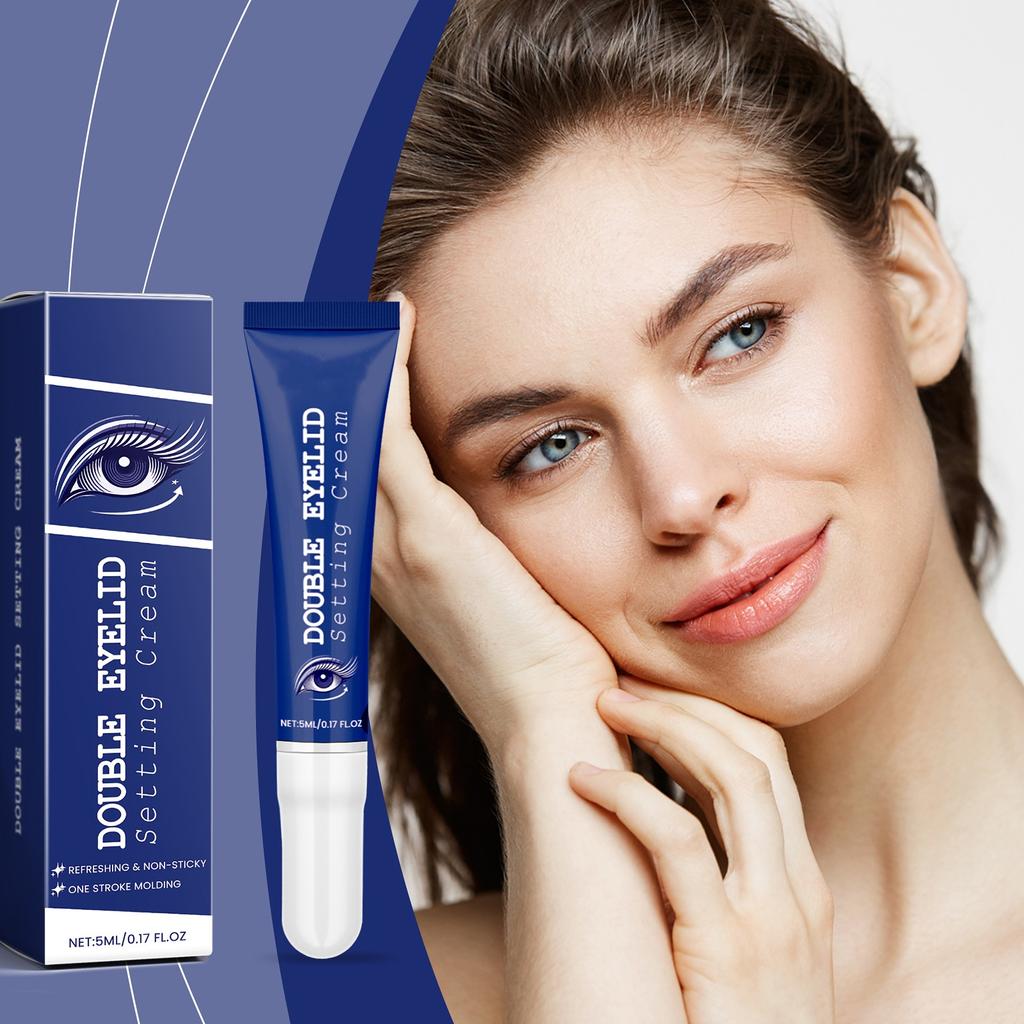 Крем для двойного контура век, крем для моделирования век, крем для подтяжки век для увеличения глаз, стойкий и водостойкий крем для моделирования век