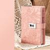 224 Pages B6 Notebook Thickened PU Leather Cover Password Book with Lock Waterproof Protecting Secrets Diary Book