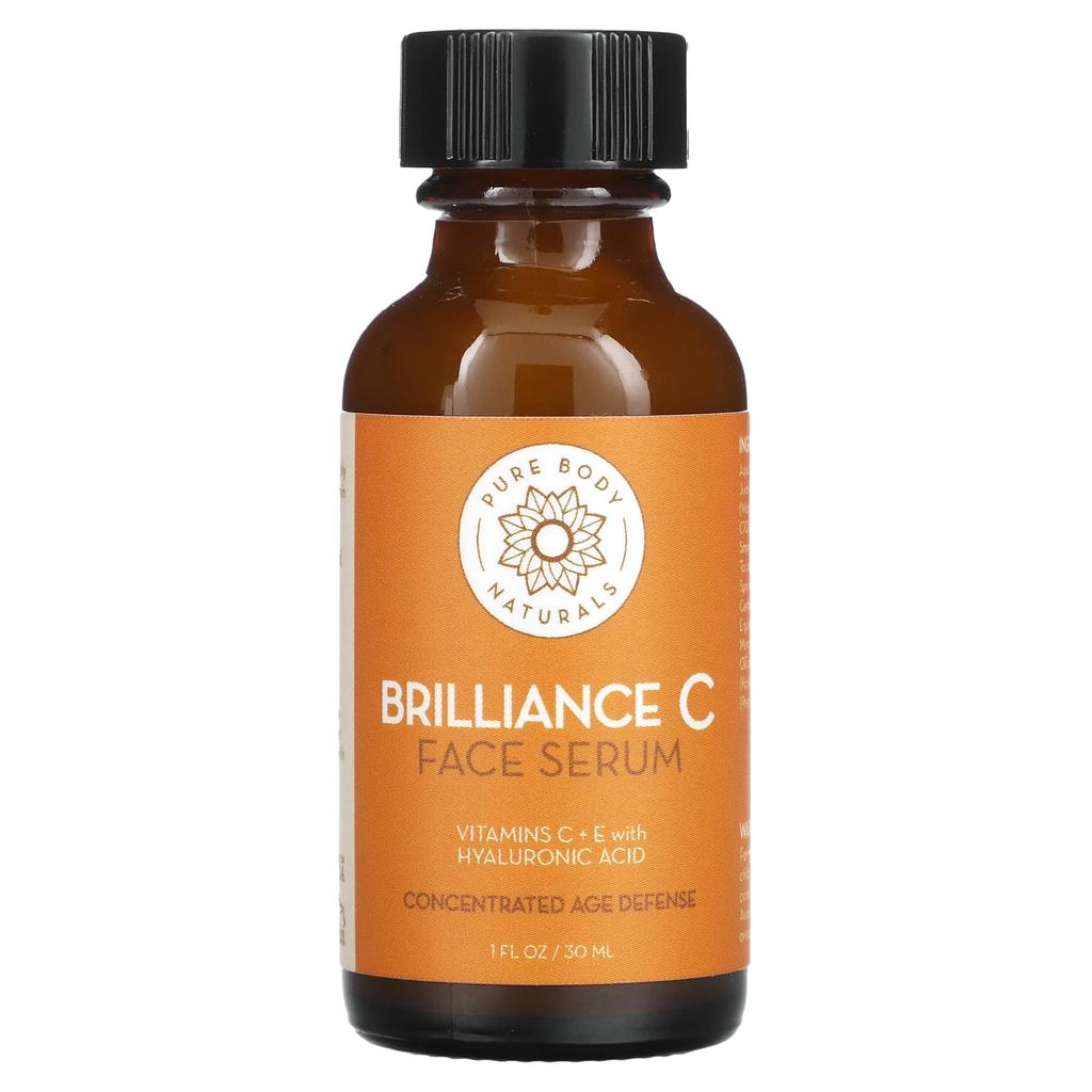 Pure Body Naturals, Сыворотка для лица Brilliance C, 1 жидкая унция (30 мл)