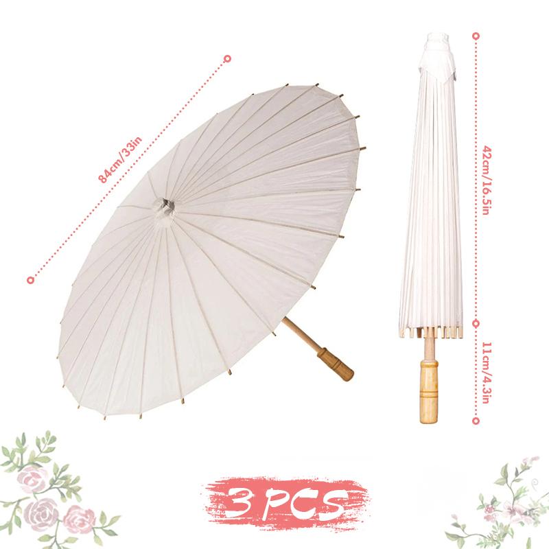 84/60 см белый бумажный зонтик от солнца для свадьбы, вечерние сувениры, бамбуковые зонтики «сделай сам», для свадебного душа, центральные элементы, реквизит для фотографий