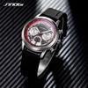 Лучшие роскошные мужские часы Sinobi с оригинальным дизайном, модные спортивные хронографы, мужские кварцевые наручные часы с календарем, мужские часы Relojio