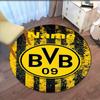 Custom Name BVB Printed Round Rug Carpet Chair Rug Area Rug Entryway Doormats,for Office Chair Living Room Bedroom Kitchen Room.