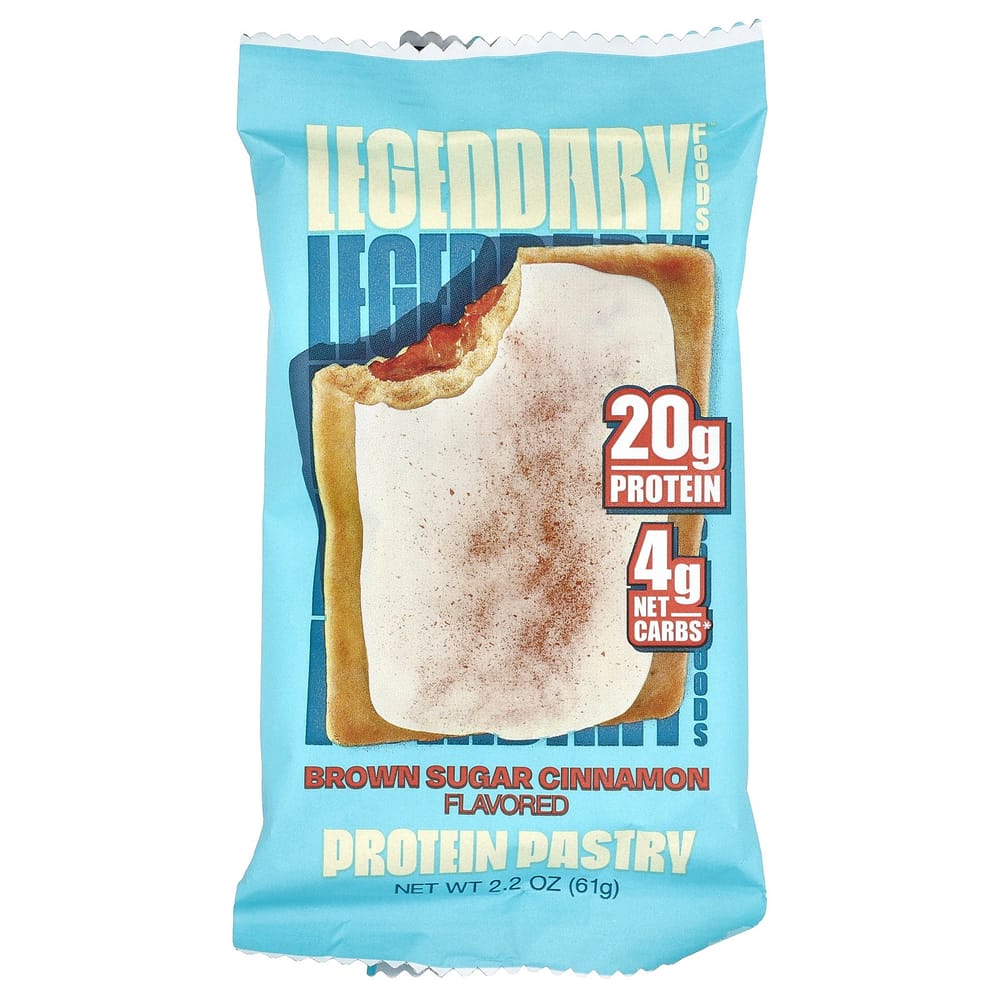 iHerb Protein Pastry, Brown Sugar Cinnamon, 10-Pack (61g each)