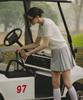 OBER GOLF Вязаный пуловер с воротником с изогнутой текстурой (белый)