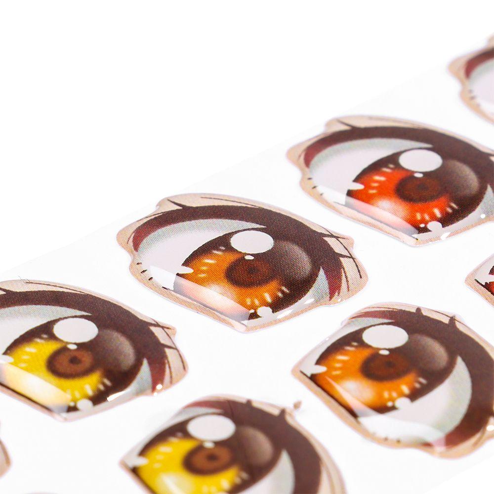 Аниме фигурка кукла глаз чипы бумага мультфильм глаза наклейки лицо орган пастер