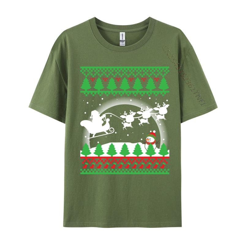 I Want To Believe Ugly Christmas Physical Therapy Hot Sale Comfortable T Shirt Cotton Fabric Camisa Unisexs T Shirt TeeShirt