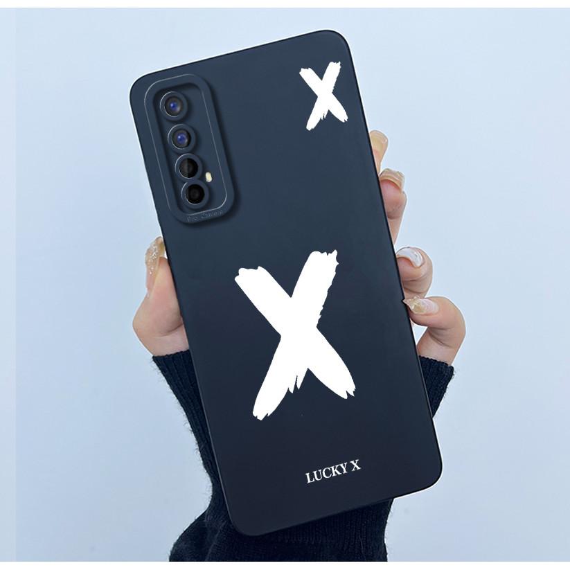 Для Realme 7 RMX2155 7 Pro RMX2170 Чехол Счастливой Начальной Буквой Мягкий Силиконовый Матовый Чехол для Телефона для Realme7 RMX2151 корпус