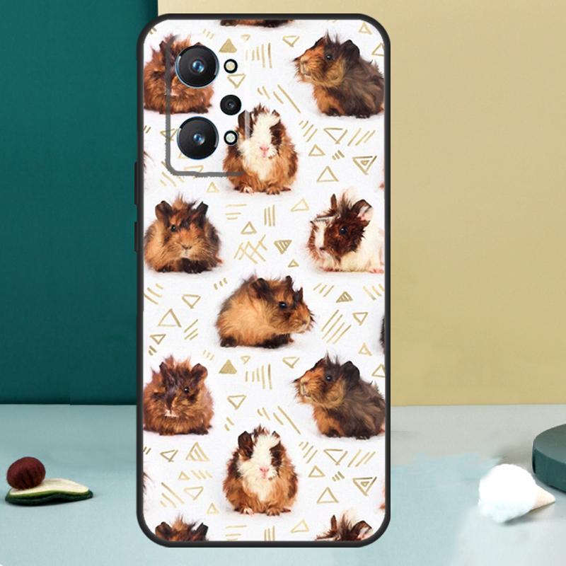 Чехол с рисунком Морская свинка Милый Для Realme GT 7 Pro GT 5 6 6T C67 C61 C55 C53 C51 C21Y C25S C75 10 11 12 13 14 Pro Plus