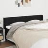 VidaXL Headboard with Ears Black 203x16x78-88 Cm Fabric3118792
