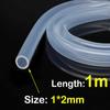 1M Safe Food Grade Flexible Beer Translucent Hose Pipe Soft Rubber Silicone Tube