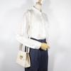 CELINE 2WAYShoulder Handbag vintage White Calfskin Women Used