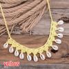 Women Natural Sea Cowrie Shell Summer Jewelry Rope Chain Choker Necklace Bohemian Shells Choker Girl Friendship Gifts