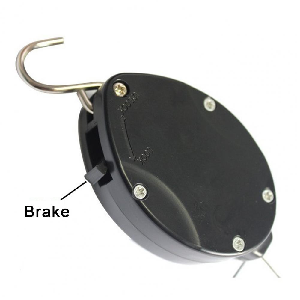 20*6cm Gardening Telescopic Hook For Hanging Plants Retractable Plant Hangers With Pulley Adjustable Garden Hook Balcony Porch