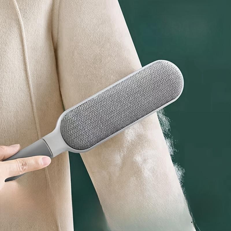 Многоразовый удалитель катышков, двусторонняя щетка для шерсти домашних животных и пыли, ручной электростатический инструмент для чистки, прочный полипропилен, не требует электричества