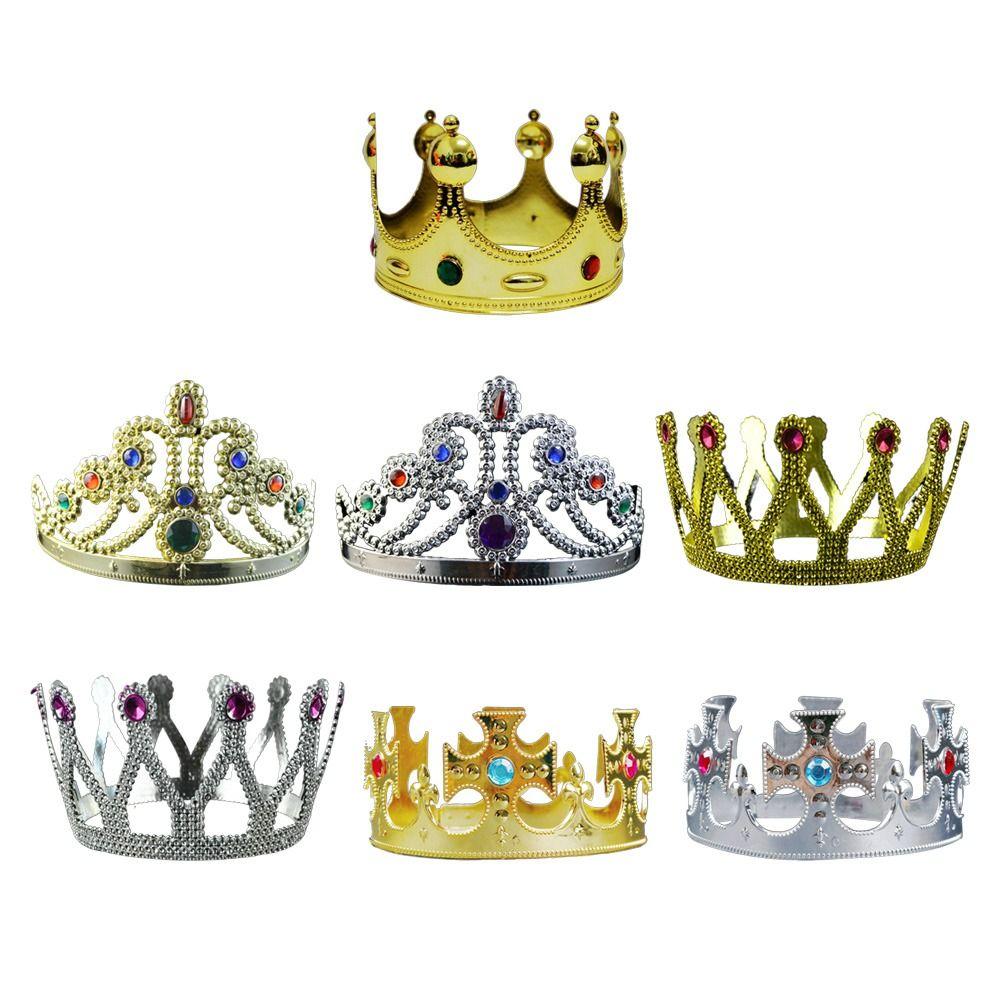 Charles Coronation Ceremony Hairpin King'S Crown Circular Tiaras Princess Crown Nine Diamond Crown