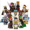 Конструктор Diku Three Kingdoms: Минифигурки полководцев: Чжугэ Лян, Гуань Юй, Чжао Юнь, Ма Чао, Хуан Чжун