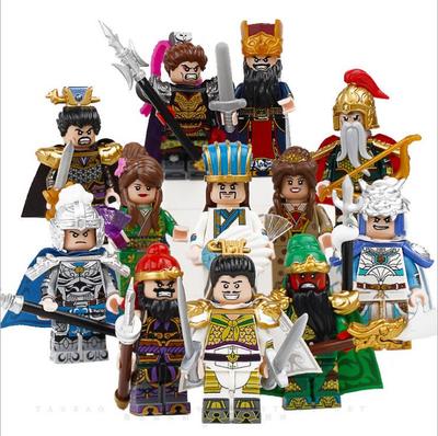 Конструктор Diku Three Kingdoms: Минифигурки полководцев: Чжугэ Лян, Гуань Юй, Чжао Юнь, Ма Чао, Хуан Чжун