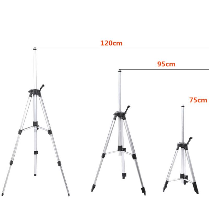 48-120cm Foldable Tripod Alloy 3 Feet With Adapter For Laser Leveling Tools New