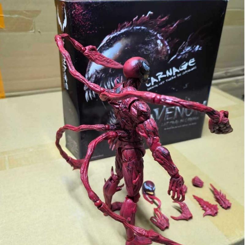 Веном SHF Экшен Карта Игрушка Убийство Модель Статуэтка Украшения Рождественская Коллекция Подарки Друзьям Детям Взрослым Подарок на День Рождения Ребенка