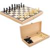 New product,Chess game, chess board wood, chess game wood - 30 x 30 cm 26-27s