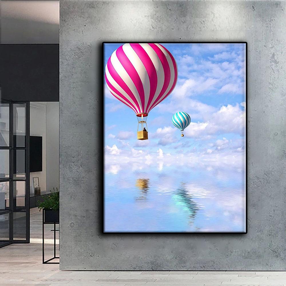 Популярная 5D Diy вышивка крестиком картина с воздушным шаром полная дрель набор для вышивки крестом настенная наклейка домашний декор