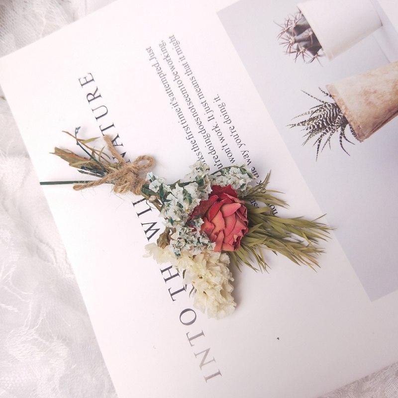 Украшение сушеных цветов букет роз реквизит для съемки мини DIY материал