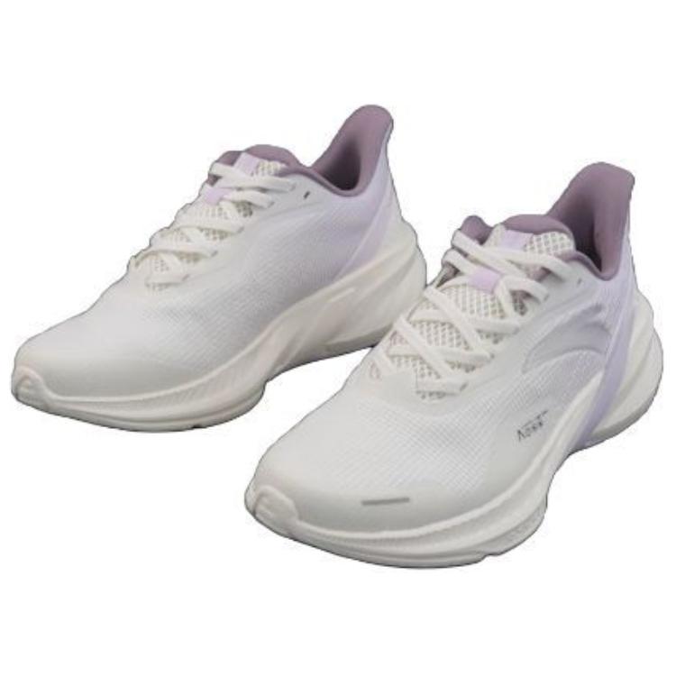 Anta Poison Dart 4 Comfortable Non-Slip Wear-Resistant Low-Top Running Shoes Women Running Shoes White Purple 122335520S-3