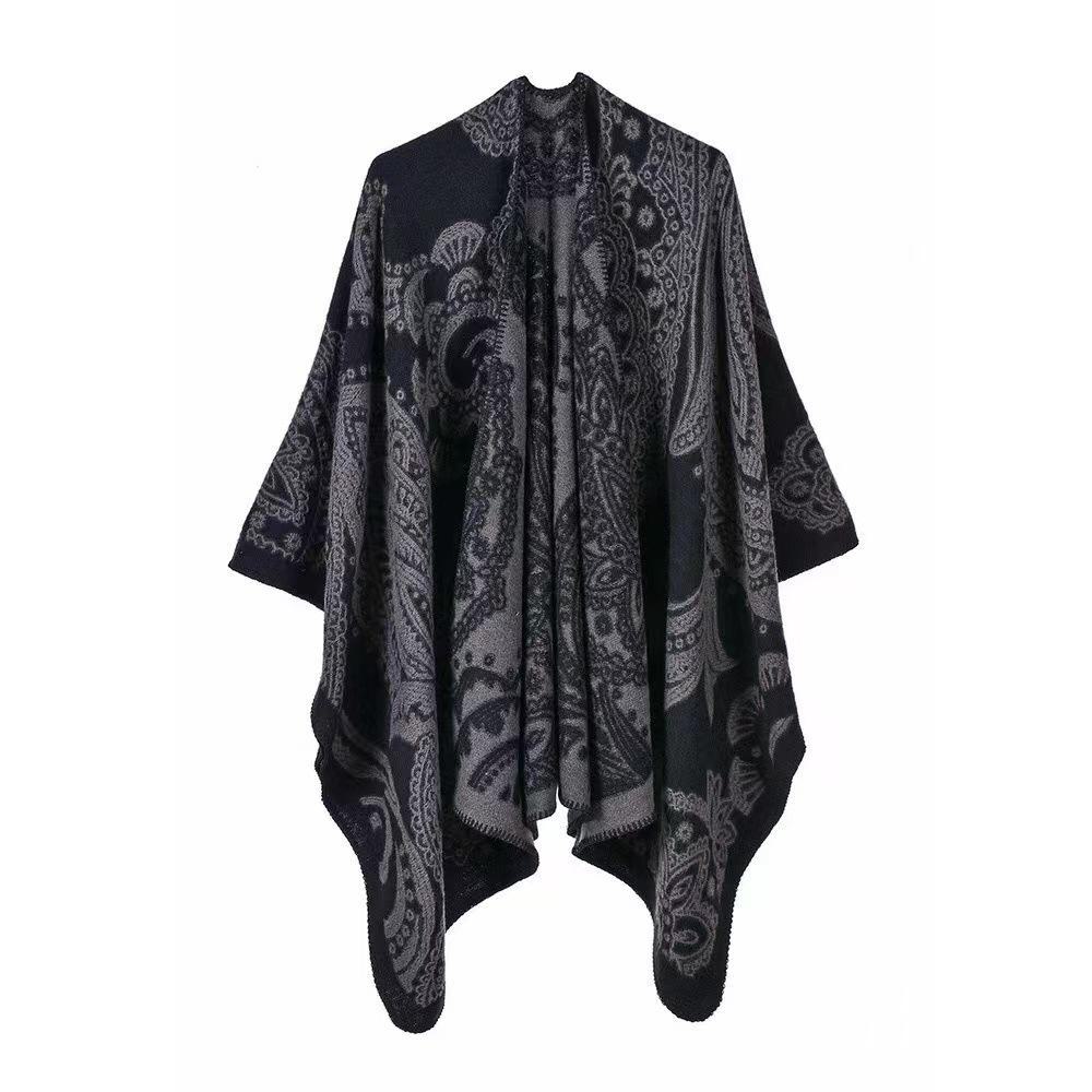 Stylish Ethnic-Style Warm Shawl: Perfect for Travel In Yunnan & Tibet, Summer Imitation Cashmere Scarf for Women