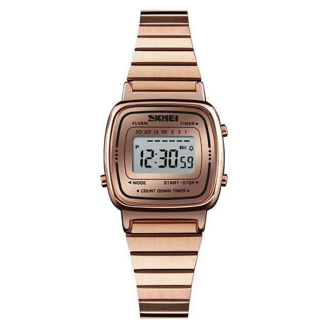SKMEI 1901 Luxury Small Dial Digital Women Watch Ladies Calendar Waterproof Lady Sports Wristwatches Girl Clock 1252 Reloj Mujer