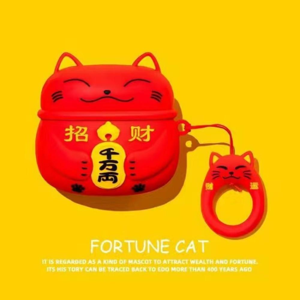 Чехол 3D Cute Lucky Cat для наушников Apple AirPods 1 2 Pro Bluetooth, чехол для 3-х наушников Air pods Pro2, мягкий силиконовый защитный чехол