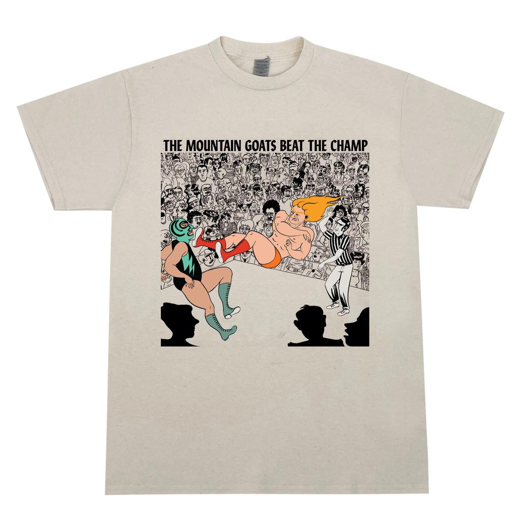 Футболка The Mountain Goats Альбом Beat the Champ Мужская Женская Топ Размеры S-4XL