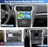 9-дюймовая HD автомагнитола для Ford Fusion Mondeo 2013-2019, Android 13, Беспроводной CarPlay и Android Auto, WiFi GPS, Bluetooth, FM/RDS, SWC,