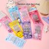 Sanrio 6 шт. 0,5 мм Нажмите на стержень шариковой ручки, чтобы нажать на гелевую ручку, высококачественная письменная ручка, красивая ручка для учеников, Канцтовары, Письменные принадлежности