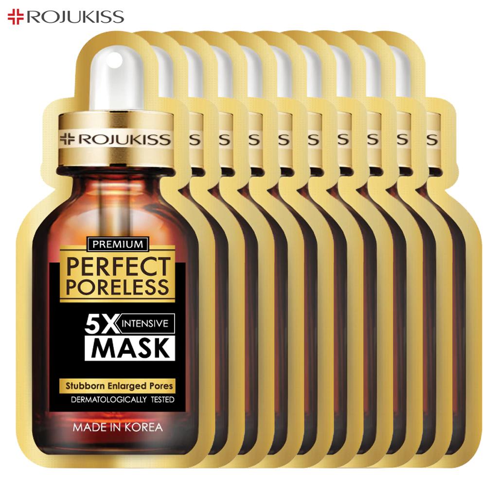 Rojukiss Акне/Укрепляющая/Красная сыворотка/Глута/HYA/Омега/Идеальная/Восстанавливающая/Белая/Цинковая интенсивная маска без пор 5X 25 мл - Thai Skincare